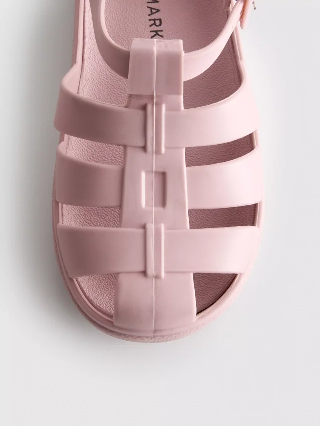 Gitter-Jelly-Sandalen