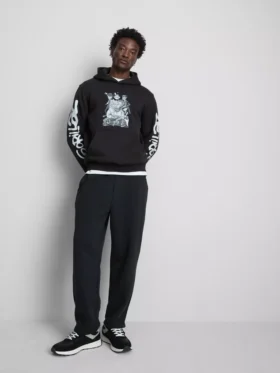 Gorillaz-Hoodie mit Grafikprint