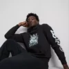 Gorillaz-Hoodie mit Grafikprint