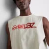 Gorillaz-Tanktop mit Grafikprint