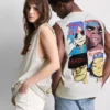 Gorillaz-Tanktop mit Grafikprint