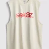 Gorillaz-Tanktop mit Grafikprint