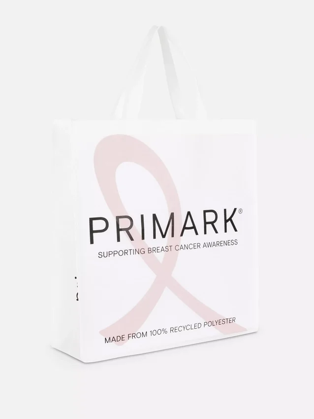 Grosse Tasche zur Sensibilisierung für Brustkrebs