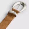 Gürtel aus Wildleder mit Schnalle
