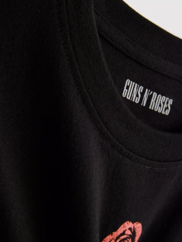 Guns N’ Roses Baumwoll-T-Shirt mit Album-Motiv