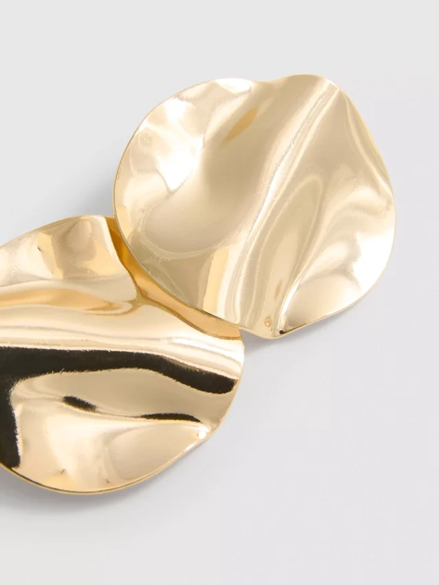Hammered-Disc-Ohrringe