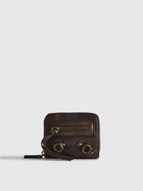 Handtasche mit Reissverschluss im Used-Look