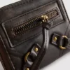 Handtasche mit Reissverschluss im Used-Look