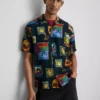 Hemd mit Reverskragen und Resort-Print