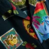 Hemd mit Reverskragen und Resort-Print