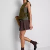 Häkel-Tanktop mit seitlichen Bändern