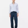Hoch taillierte, locker sitzende Jeans