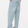 Hoch taillierte, locker sitzende Jeans