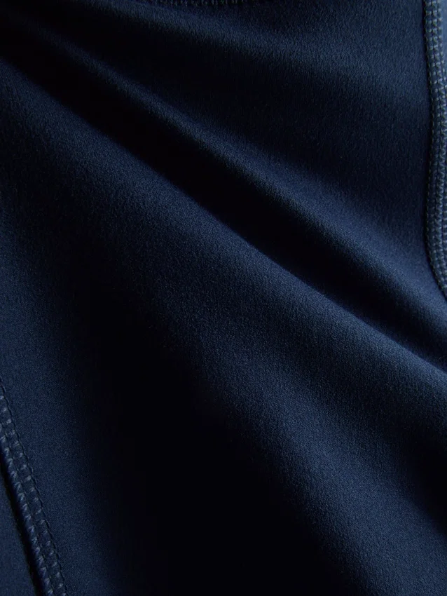 Hochgeschnittene, glatte Active-Capri-Leggings mit Stützfunktion
