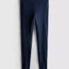 Hochgeschnittene, glatte Active-Leggings mit Stützfunktion