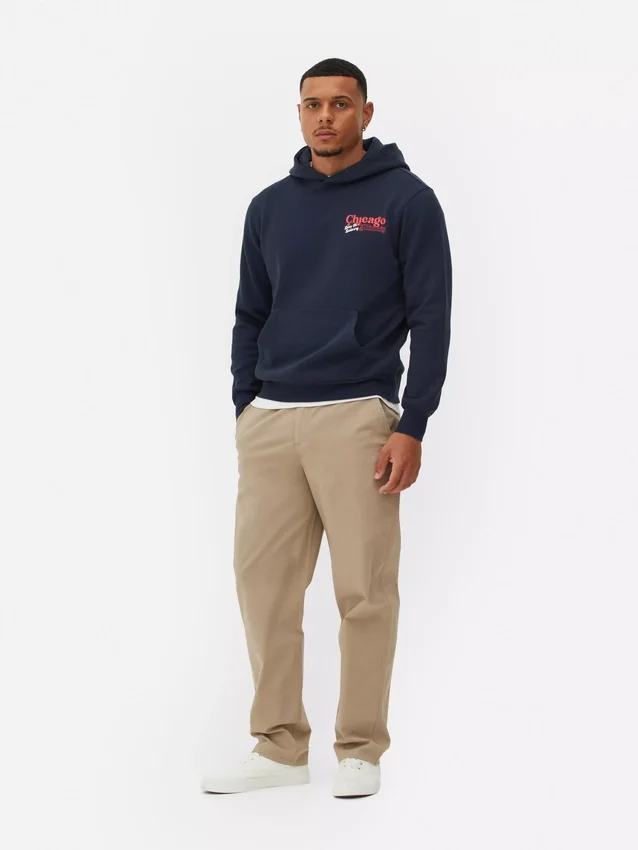 Hoodie mit «Chicago Deep Dish»-Motiv