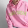 Hoodie mit College-Print aus baumwollreicher Mischung