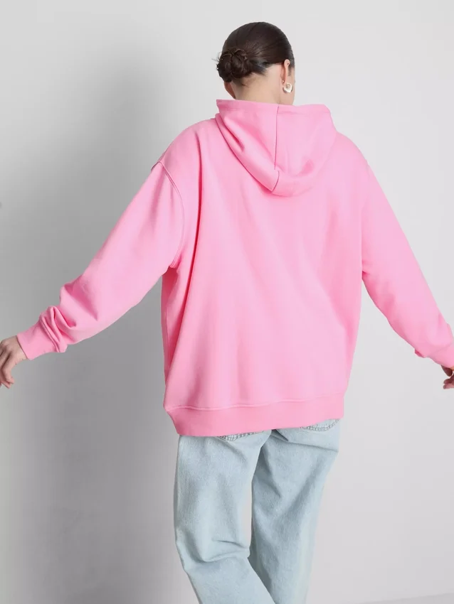 Hoodie mit College-Print aus baumwollreicher Mischung