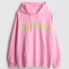 Hoodie mit College-Print aus baumwollreicher Mischung