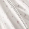 Hoodie mit durchgehendem Reissverschluss aus baumwollreichem Stoff mit Blumenmuster