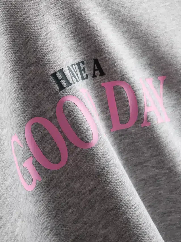 Hoodie mit Grafikprint aus Baumwollmischung