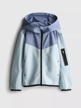 Hoodie mit kaschiertem Reissverschluss