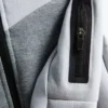 Hoodie mit kaschiertem Reissverschluss
