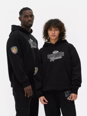 Hoodie mit NFL-Aufdruck der Baltimore Ravens