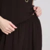 Hose mit elastischem Bund und weitem Bein