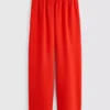 Hose mit elastischem Bund und weitem Bein
