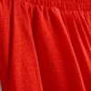 Hose mit elastischem Bund und weitem Bein