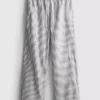 Hose mit Oxford-Streifen und Kordelzug