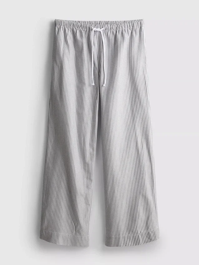 Hose mit Oxford-Streifen und Kordelzug
