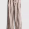 Hose mit Oxford-Streifen und Kordelzug