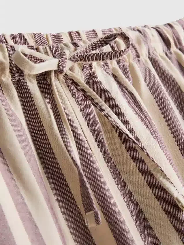 Hose mit Oxford-Streifen und Kordelzug
