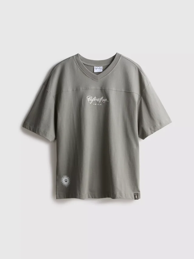 Ibiza T-Shirt mit V-Ausschnitt