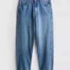 Jeans aus Baumwoll-Denim mit konisch zulaufendem, geradem Bein