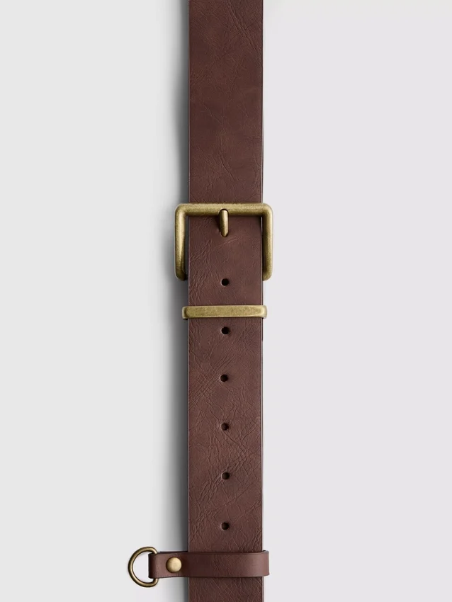 Jeans-Gürtel aus Kunstleder
