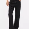 Jeans mit hoher Taille und geradem Bein