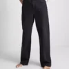 Jeans mit hoher Taille und geradem Bein