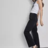 Jeans mit hoher Taille und geradem Bein