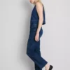 Jeans mit hoher Taille und geradem Bein