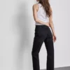 Jeans mit hoher Taille und geradem Bein