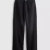 Jeans mit hoher Taille und geradem Bein