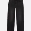 Jeans mit hoher Taille und geradem Bein