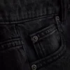 Jeans mit hoher Taille und geradem Bein