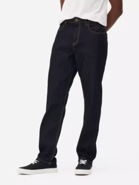 Jeans mit mittlerer Leibhöhe und geradem Bein