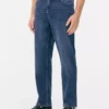 Jeans mit mittlerer Leibhöhe und geradem Bein