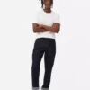 Jeans mit mittlerer Leibhöhe und geradem Bein