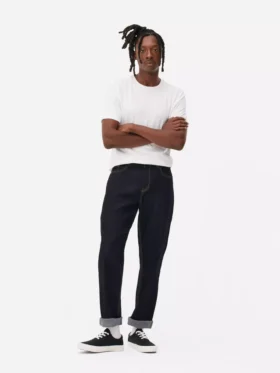 Jeans mit mittlerer Leibhöhe und geradem Bein
